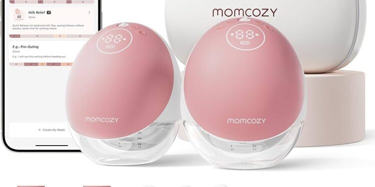 Momcozy Mobile Flow™ Hands-Free Breast Pump | M9