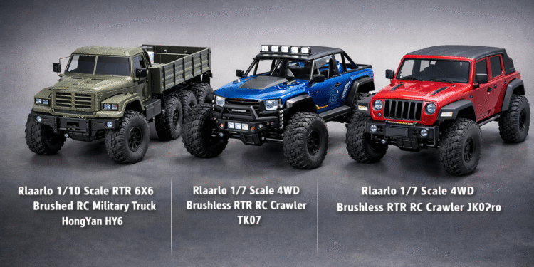 🚙 Rlaarlo RC Comparison: 6×6 Military Truck vs TK07 vs JK07Pro Crawlers