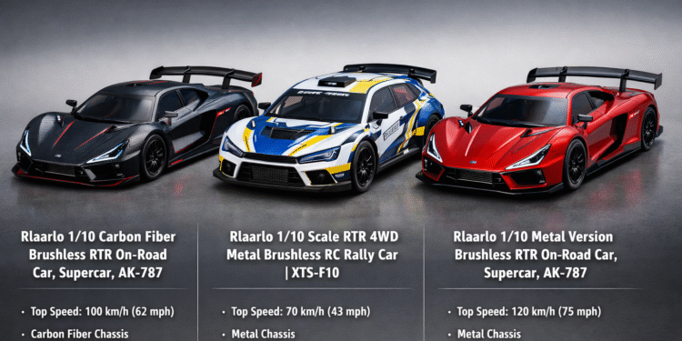 🚗 Rlaarlo 1/10 Brushless RC Cars Comparison: AK-787 vs XTS-F10 vs Metal AK-787