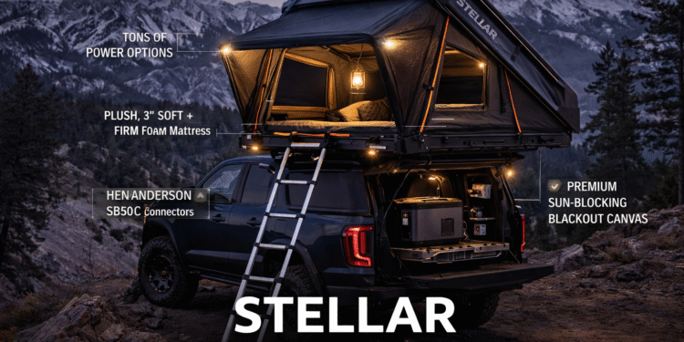 ⭐ Real Experience Review – Stellar (Galaxy 2.0) Rooftop Tent RTT