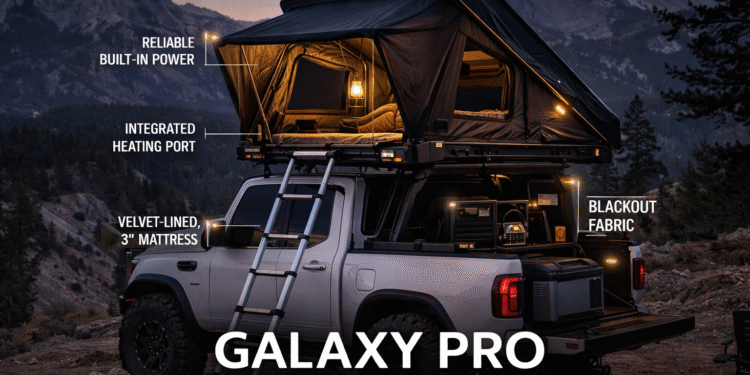 🌄 Elevate Your Adventure with the Galaxy Pro Rooftop Tent 🚙✨